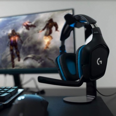 Fone Logitech G432 com fio - games para computador