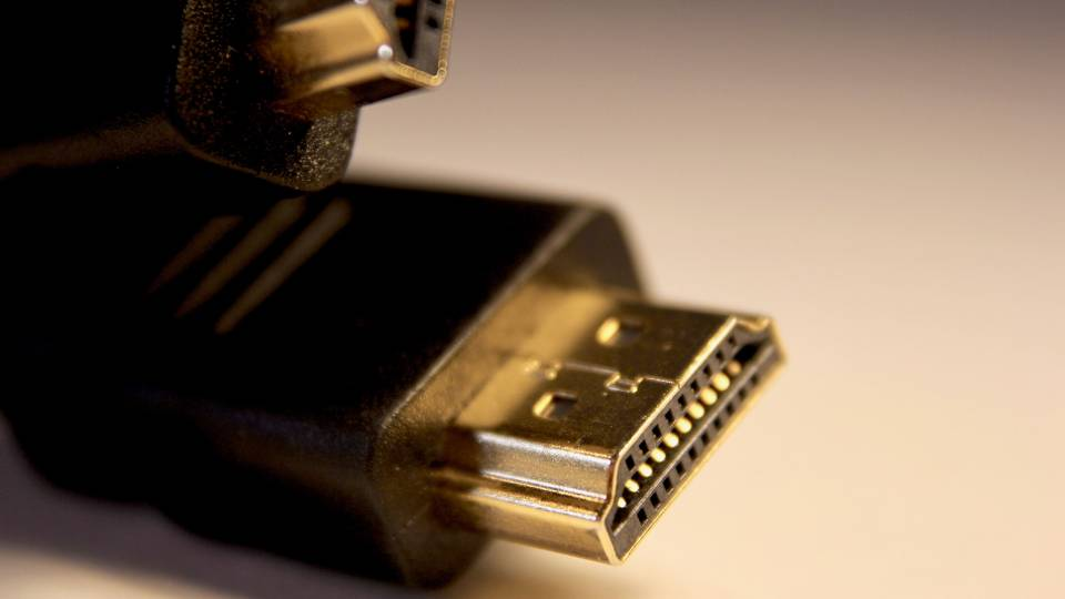 Tipos de Conectores - conexão HDMI 2.0 para monitor, TV e placa de vídeo