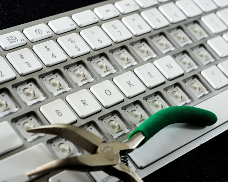 teclado não funciona